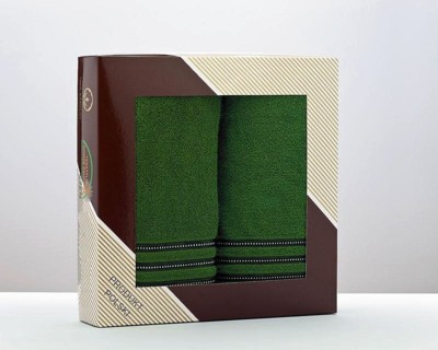 ekskluzywny komplet ręczników zielony