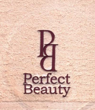 Haft na ręcznikach z logo Perfect Beauty