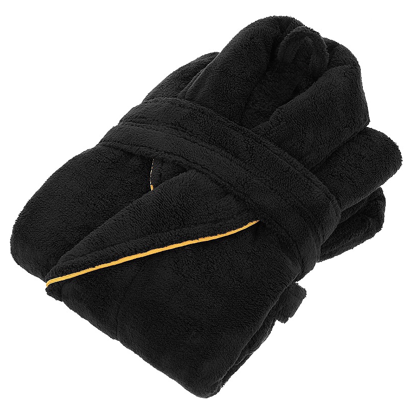 Szlafrok frotte czarny